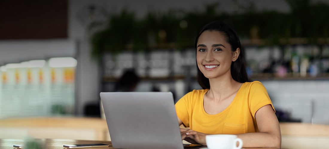 Smiling woman