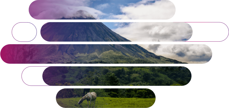 A volcano in Costa Rica